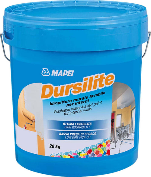MAPEI-DURSILITE-5kg-e-20-kg-Pittura-murale-professionale-per-interni-bianca