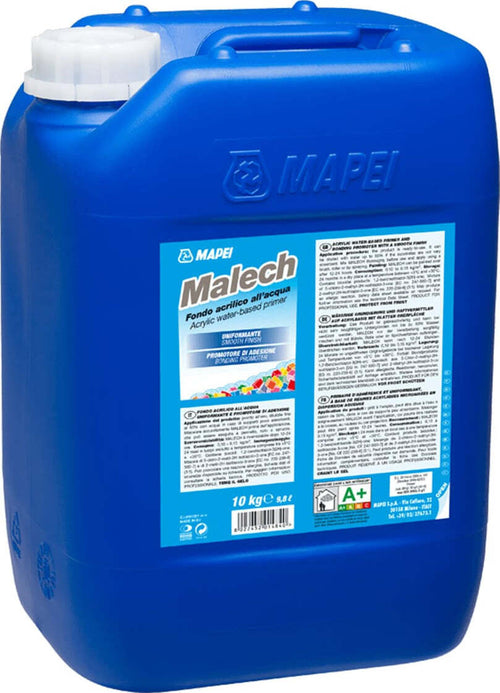 MAPEI-MALECH-KG.2-e-KG.10-Fondo-fissativo-acrilico-all'acqua-uniformante