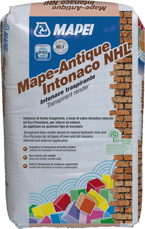 MAPEI-MAPE-ANTIQUE-INTONACO-NHL-KG.25-Intonaco-traspirante-base-calce-per-murature