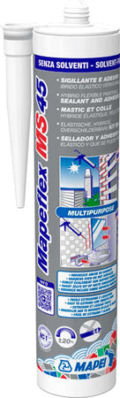 MAPEI-MAPEFLEX-MS-45-BIANCO-ML.300-Sigillante-adesivo-elastico-verniciabile-per-fondi-umidi-e-movimenti-fino-al-20%