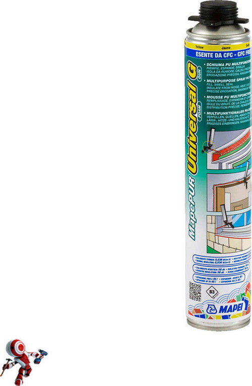 MAPEI-MAPEPUR-UNIVERSAL-FOAM-G-ml.750-Schiuma-poliuretanica-autoespandente-multifunzione-per-pistola