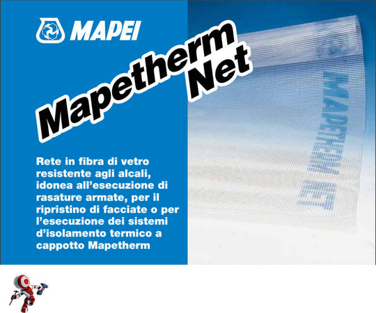Mapei-Mapetherm-Net-1x50-mt-Rete-in-Fibra-di-Vetro