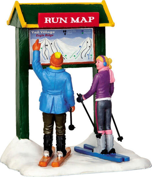 Mappa del perscorso della montagna decorazione in poliresina per villaggio di Natale Casa e cucina/Decorazioni per interni/Addobbi e decorazioni per ricorrenze/Decorazioni natalizie/Oggettistica MagiediNatale.it - Altamura, Commerciovirtuoso.it