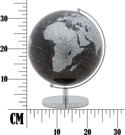 Mappamondo-Black-Cm-Ø-25X34