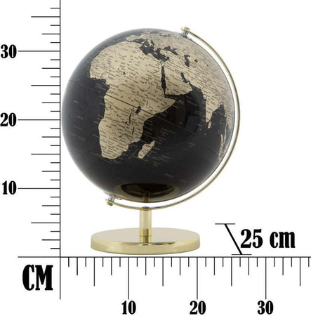 Mappamondo Gold Cm 25X34 Cancelleria e prodotti per ufficio/Scuola e materiale didattico/Materiale scolastico/Mappamondi Led Mall Home - Napoli, Commerciovirtuoso.it