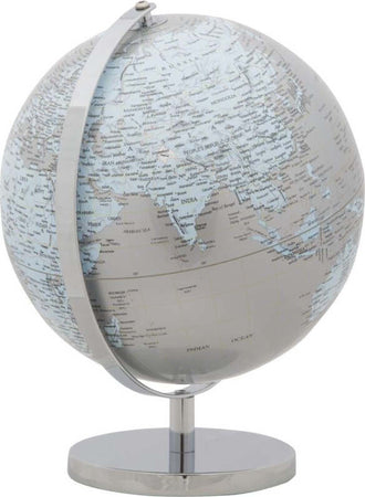 Mappamondo-Silver-Cm-Ø-25X34