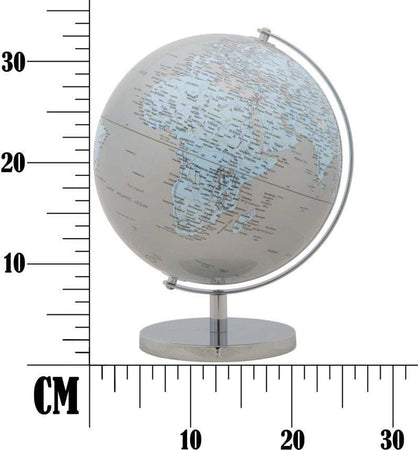 Mappamondo-Silver-Cm-Ø-25X34