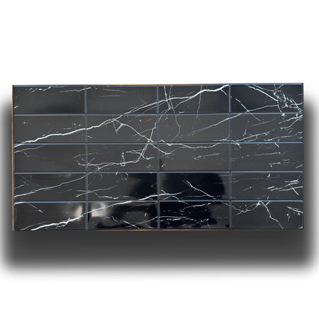 Pannelli 3D Rivestimento a parete in PVC effetto MARMO MARQUINIA 95x48cm Realistici, isolanti, idrorepellenti.