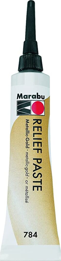MARABU---20ml---TRACCIATORE-DI-CONTORNI-IN-PASTA-PER-VETRO-E-PORCELLANA---COLORE-ORO-METALLIZZATO-784