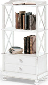 MARALYN---libreria-in-legno-massello-54x34x105-Bianco-Milani-Home