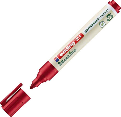 Marcatore 21 Ecoline - punta conica da 1 50-3 00mm - rosso - inchiostro permanente - Edding [multipack] 10 pezzi Cancelleria e prodotti per ufficio/Penne matite scrittura e correzione/Marcatori ed evidenziatori/Pennarelli indelebili e marcatori Eurocartuccia - Pavullo, Commerciovirtuoso.it