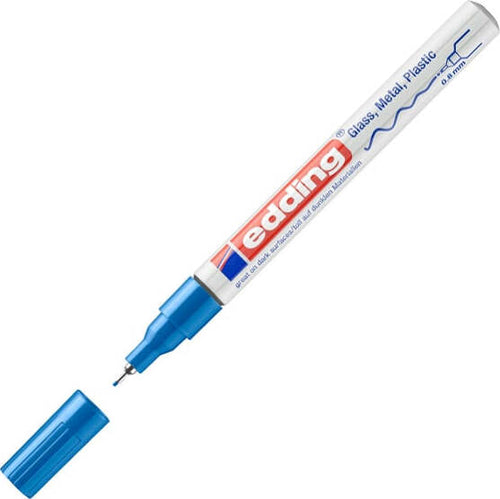 Marcatore 780 a vernice - punta 0 8mm - blu - Edding Cancelleria e prodotti per ufficio/Penne matite scrittura e correzione/Marcatori ed evidenziatori/Pennarelli indelebili e marcatori Eurocartuccia - Pavullo, Commerciovirtuoso.it