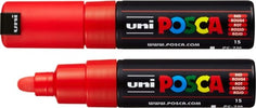 Marcatore a base d'acqua Uni Posca PC7M - punta tonda large 4 5 mm-5 5mm - rosso - Uni mitsubishi Cancelleria e prodotti per ufficio/Penne matite scrittura e correzione/Marcatori ed evidenziatori/Pennarelli indelebili e marcatori Eurocartuccia - Pavullo, Commerciovirtuoso.it