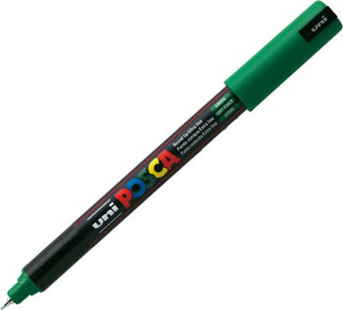 Marcatore a base d'acqua Uni Posca Pen PC1M - punta extra fine 0 7mm - verde - Uni Mitsubishi Cancelleria e prodotti per ufficio/Penne matite scrittura e correzione/Marcatori ed evidenziatori/Pennarelli indelebili e marcatori Eurocartuccia - Pavullo, Commerciovirtuoso.it