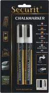 Marcatore a gesso liquido - punta media da 2 00-6 00mm - bianco - Securit - conf. 2 pezzi Cancelleria e prodotti per ufficio/Penne matite scrittura e correzione/Marcatori ed evidenziatori/Pennarelli indelebili e marcatori Eurocartuccia - Pavullo, Commerciovirtuoso.it
