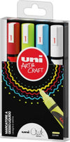 Marcatore a gesso liquido Uni Chalk Marker - punta tonda 1 80 - 2 50 mm - Uni Mitsubishi - busta 4 pezzi Cancelleria e prodotti per ufficio/Penne matite scrittura e correzione/Marcatori ed evidenziatori/Pennarelli indelebili e marcatori Eurocartuccia - Pavullo, Commerciovirtuoso.it