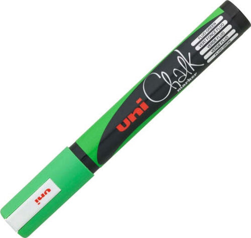 Marcatore a gesso liquido Uni Chalk Marker - punta tonda da 1 80-2 50mm - verde fluo - Uni Mitsubishi Cancelleria e prodotti per ufficio/Penne matite scrittura e correzione/Marcatori ed evidenziatori/Pennarelli indelebili e marcatori Eurocartuccia - Pavullo, Commerciovirtuoso.it