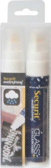 Marcatore a gesso liquido waterproof - punta fine 7 00 - 15 00 mm - bianco - Securit - conf. 2 pezzi Cancelleria e prodotti per ufficio/Penne matite scrittura e correzione/Marcatori ed evidenziatori/Pennarelli indelebili e marcatori Eurocartuccia - Pavullo, Commerciovirtuoso.it