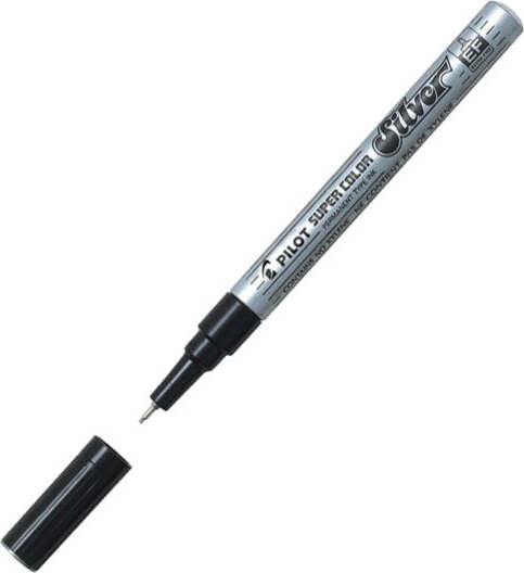 Marcatore a vernice Super Color - punta extra fine 1 mm - argento - Pilot Cancelleria e prodotti per ufficio/Penne matite scrittura e correzione/Marcatori ed evidenziatori/Pennarelli indelebili e marcatori Eurocartuccia - Pavullo, Commerciovirtuoso.it