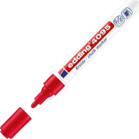 Marcatore Edding 4095 - punta tonda da 2 00-3 00mm - rosso - Edding Cancelleria e prodotti per ufficio/Penne matite scrittura e correzione/Marcatori ed evidenziatori/Pennarelli indelebili e marcatori Eurocartuccia - Pavullo, Commerciovirtuoso.it