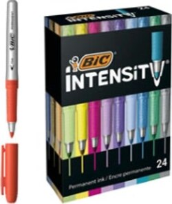 Marcatore Intensity - colori assortiti - BIC - 24 pezzi Cancelleria e prodotti per ufficio/Penne matite scrittura e correzione/Marcatori ed evidenziatori/Pennarelli indelebili e marcatori Eurocartuccia - Pavullo, Commerciovirtuoso.it