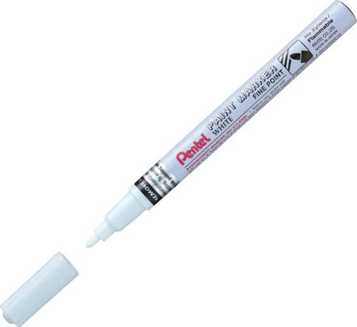 Marcatore Paint Marker Linea Amiko - punta fine 2 90mm - bianco - Pentel Cancelleria e prodotti per ufficio/Penne matite scrittura e correzione/Marcatori ed evidenziatori/Pennarelli indelebili e marcatori Eurocartuccia - Pavullo, Commerciovirtuoso.it