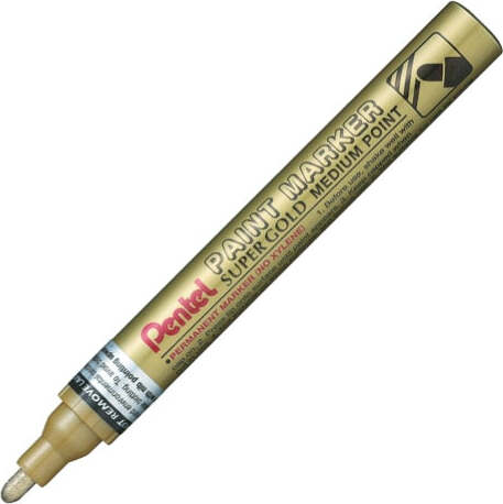 Marcatore Paint Marker Linea Amiko - punta media 4 50mm - oro - Pentel Cancelleria e prodotti per ufficio/Penne matite scrittura e correzione/Marcatori ed evidenziatori/Pennarelli indelebili e marcatori Eurocartuccia - Pavullo, Commerciovirtuoso.it
