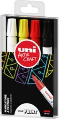 Marcatore Paint PX20 - punta conica 2 8 mm - colori assortiti - Uni Mitsubishi Cancelleria e prodotti per ufficio/Penne matite scrittura e correzione/Marcatori ed evidenziatori/Pennarelli indelebili e marcatori Eurocartuccia - Pavullo, Commerciovirtuoso.it