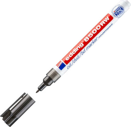 Marcatore per cd-dvd 8500RW - nero - inchiostro non permanente - punta 1 0mm - Edding Cancelleria e prodotti per ufficio/Penne matite scrittura e correzione/Marcatori ed evidenziatori/Pennarelli indelebili e marcatori Eurocartuccia - Pavullo, Commerciovirtuoso.it