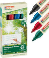 Marcatore per lavagne bianche 28 EcoLine - punta conica 1 50 - 3 00 mm - Edding - astuccio 4 pezzi Cancelleria e prodotti per ufficio/Penne matite scrittura e correzione/Marcatori ed evidenziatori/Marcatori cancellabili a secco e liquidi Eurocartuccia - Pavullo, Commerciovirtuoso.it