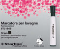 Marcatore per lavagne cancellabili Starline - punta tonda 2 0mm - nero - Starline [multipack] 12 pezzi Cancelleria e prodotti per ufficio/Penne matite scrittura e correzione/Marcatori ed evidenziatori/Marcatori cancellabili a secco e liquidi Eurocartuccia - Pavullo, Commerciovirtuoso.it