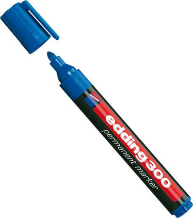 Marcatore permanente 300 - punta conica da 1 50mm a 3 00mm - blu - Edding [multipack] 10 pezzi Cancelleria e prodotti per ufficio/Penne matite scrittura e correzione/Marcatori ed evidenziatori/Pennarelli indelebili e marcatori Eurocartuccia - Pavullo, Commerciovirtuoso.it