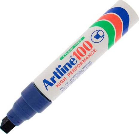 Marcatore permanente A 100 - punta scalpello jumbo - 7 50 - 12 00 mm - blu - Artline Cancelleria e prodotti per ufficio/Penne matite scrittura e correzione/Marcatori ed evidenziatori/Pennarelli indelebili e marcatori Eurocartuccia - Pavullo, Commerciovirtuoso.it