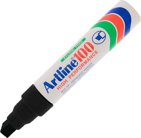 Marcatore permanente A 100 - punta scalpello jumbo - 7 50 - 12 00 mm - nero - Artline Cancelleria e prodotti per ufficio/Penne matite scrittura e correzione/Marcatori ed evidenziatori/Pennarelli indelebili e marcatori Eurocartuccia - Pavullo, Commerciovirtuoso.it