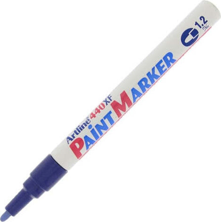 Marcatore permanente A 440 - a vernice - punta tonda fine - 1 2 mm - blu - Artline Cancelleria e prodotti per ufficio/Penne matite scrittura e correzione/Marcatori ed evidenziatori/Pennarelli indelebili e marcatori Eurocartuccia - Pavullo, Commerciovirtuoso.it
