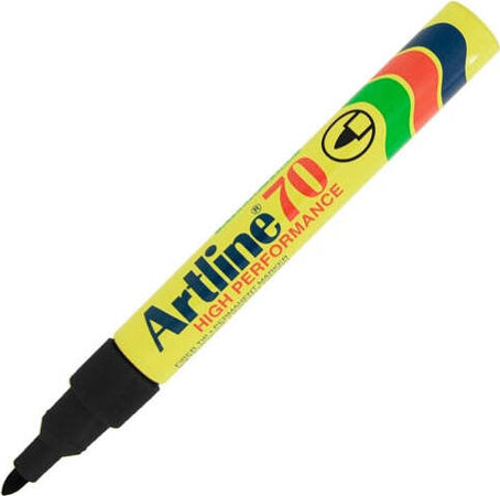 Marcatore permanente A 70 - punta tonda - 1 50 mm - nero - Artline Cancelleria e prodotti per ufficio/Penne matite scrittura e correzione/Marcatori ed evidenziatori/Pennarelli indelebili e marcatori Eurocartuccia - Pavullo, Commerciovirtuoso.it