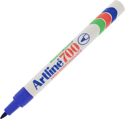 Marcatore permanente A 700 - punta tonda - 0 70 mm - blu - Artline Cancelleria e prodotti per ufficio/Penne matite scrittura e correzione/Marcatori ed evidenziatori/Pennarelli indelebili e marcatori Eurocartuccia - Pavullo, Commerciovirtuoso.it