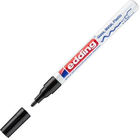 Marcatore permanente a vernice 751 - punta da 1 0 a 2 0mm - nero - Edding Cancelleria e prodotti per ufficio/Penne matite scrittura e correzione/Marcatori ed evidenziatori/Pennarelli indelebili e marcatori Eurocartuccia - Pavullo, Commerciovirtuoso.it