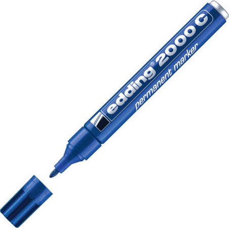 Marcatore permanente Edding 2000c - punta tonda 1 5 - 3 0 mm - blu - Edding [multipack] 10 pezzi Cancelleria e prodotti per ufficio/Penne matite scrittura e correzione/Marcatori ed evidenziatori/Pennarelli indelebili e marcatori Eurocartuccia - Pavullo, Commerciovirtuoso.it