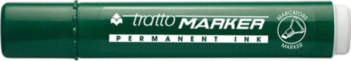 Marcatore permanente Marker - punta a scalpello - tratto 6 50mm - verde - Tratto [multipack] 12 pezzi Cancelleria e prodotti per ufficio/Penne matite scrittura e correzione/Marcatori ed evidenziatori/Pennarelli indelebili e marcatori Eurocartuccia - Pavullo, Commerciovirtuoso.it