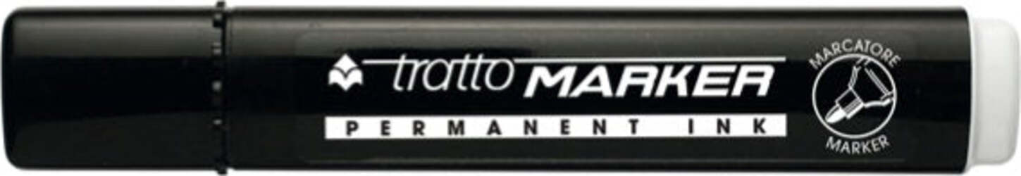 Marcatore permanente Marker - punta tonda - tratto 2 50mm - nero - Tratto [multipack] 12 pezzi Cancelleria e prodotti per ufficio/Penne matite scrittura e correzione/Marcatori ed evidenziatori/Pennarelli indelebili e marcatori Eurocartuccia - Pavullo, Commerciovirtuoso.it