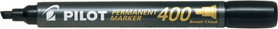 Marcatore Permanente Markers 400 - punta a scalpello 4 50mm - nero - Pilot [multipack] 12 pezzi Cancelleria e prodotti per ufficio/Penne matite scrittura e correzione/Marcatori ed evidenziatori/Pennarelli indelebili e marcatori Eurocartuccia - Pavullo, Commerciovirtuoso.it