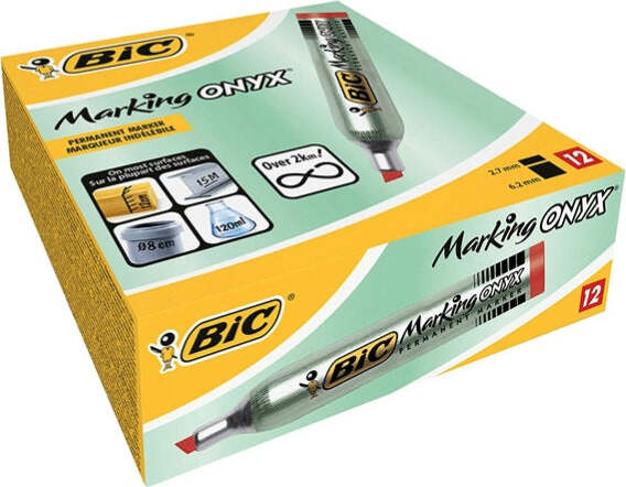 Marcatore permanente Marking Onyx 1591 - punta a scalpello 2 70-6 20mm - rosso - Bic - conf. 12 pezzi Cancelleria e prodotti per ufficio/Penne matite scrittura e correzione/Marcatori ed evidenziatori/Pennarelli indelebili e marcatori Eurocartuccia - Pavullo, Commerciovirtuoso.it