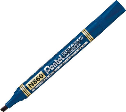 Marcatore permanente N860 - punta scalpello - blu - Amiko Pentel [multipack] 12 pezzi Cancelleria e prodotti per ufficio/Penne matite scrittura e correzione/Marcatori ed evidenziatori/Pennarelli indelebili e marcatori Eurocartuccia - Pavullo, Commerciovirtuoso.it