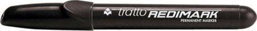 Marcatore permanente Redimark - punta tonda - tratto 3 50mm - nero - Tratto [multipack] 12 pezzi Cancelleria e prodotti per ufficio/Penne matite scrittura e correzione/Marcatori ed evidenziatori/Pennarelli indelebili e marcatori Eurocartuccia - Pavullo, Commerciovirtuoso.it