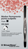 Marcatore permanente Starline - punta a scalpello da 2 00-4 00mm - nero - Starline [multipack] 12 pezzi Cancelleria e prodotti per ufficio/Penne matite scrittura e correzione/Marcatori ed evidenziatori/Pennarelli indelebili e marcatori Eurocartuccia - Pavullo, Commerciovirtuoso.it