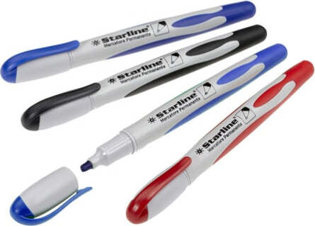 Marcatore permanente Starline - punta tonda 2 0mm - rosso - Starline [multipack] 12 pezzi Cancelleria e prodotti per ufficio/Penne matite scrittura e correzione/Marcatori ed evidenziatori/Pennarelli indelebili e marcatori Eurocartuccia - Pavullo, Commerciovirtuoso.it