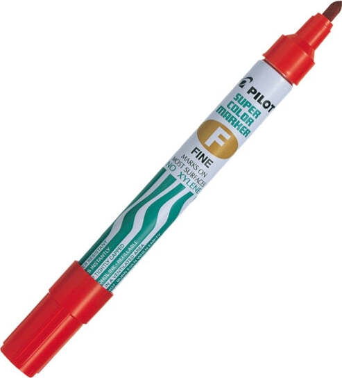 Marcatore Super Color - permanente - punta fine 4 mm - rosso - Pilot Cancelleria e prodotti per ufficio/Penne matite scrittura e correzione/Marcatori ed evidenziatori/Pennarelli indelebili e marcatori Eurocartuccia - Pavullo, Commerciovirtuoso.it