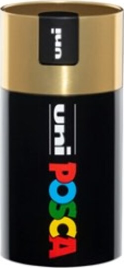 Marcatore Uni Posca PC5M - con coperchio oro - punta media - colori assortiti - Uni Mitsubishi - gift box 18 pezzi Cancelleria e prodotti per ufficio/Penne matite scrittura e correzione/Marcatori ed evidenziatori/Pennarelli indelebili e marcatori Eurocartuccia - Pavullo, Commerciovirtuoso.it
