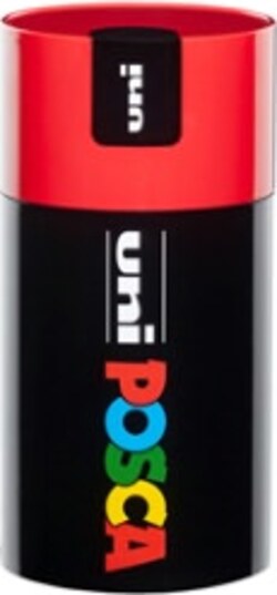 Marcatore Uni Posca PC5M - con coperchio rosso - punta media - colori assortiti - Uni Mitsubishi - gift box 18 pezzi Cancelleria e prodotti per ufficio/Penne matite scrittura e correzione/Marcatori ed evidenziatori/Pennarelli indelebili e marcatori Eurocartuccia - Pavullo, Commerciovirtuoso.it